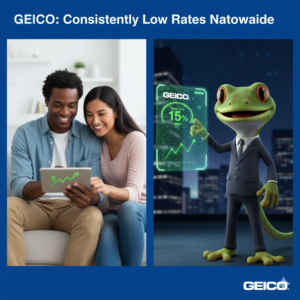 GEICO: Consistently Low Rates Nationwide