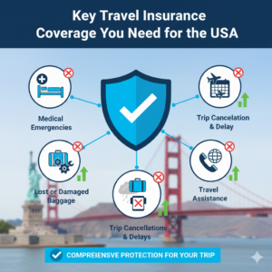Key Travel Insurance Coverage You Need for the USA