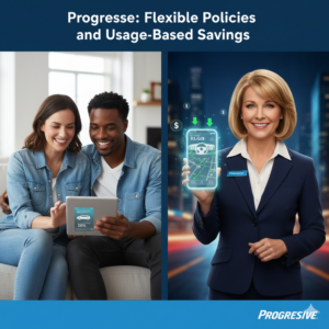 Progressive: Flexible Policies and Usage-Based Savings